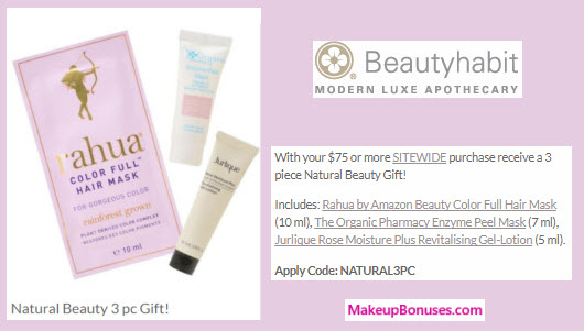 Receive a free 3-pc gift with your $75 Multi-Brand purchase