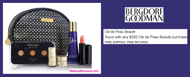 Receive a free 5-pc gift with your $350 Clé de Peau Beauté purchase