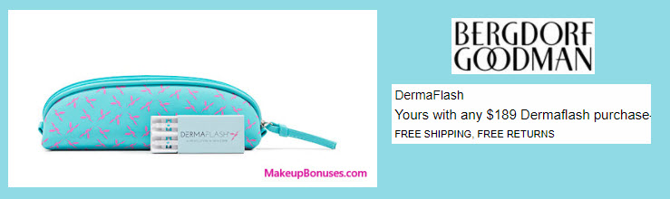 Receive a free 3-pc gift with your $189 DermaFlash purchase