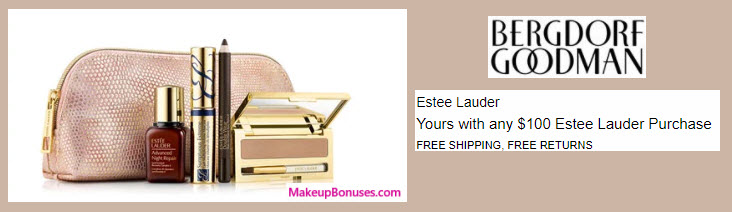 Receive a free 5-pc gift with your $100 Estée Lauder purchase