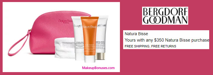 Receive a free 4-pc gift with your $350 Natura Bissé purchase