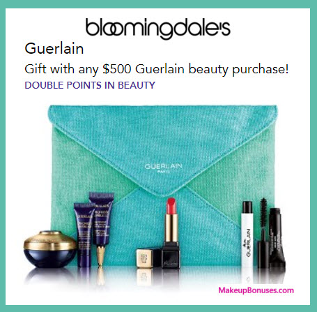 Receive a free 6-pc gift with your $500 Guerlain purchase