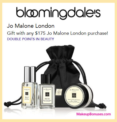 Receive a free 3-pc gift with your $175 Jo Malone purchase