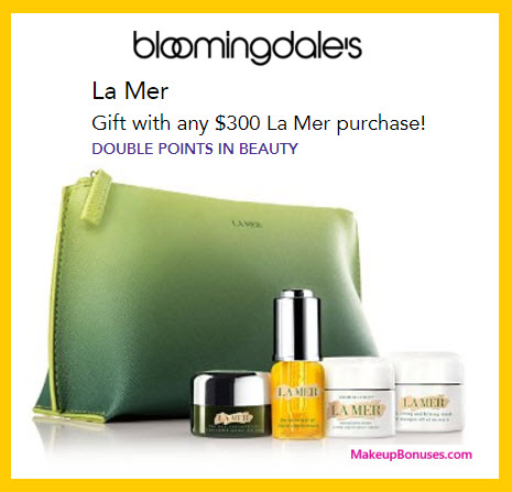 Receive a free 5-pc gift with your $300 La Mer purchase
