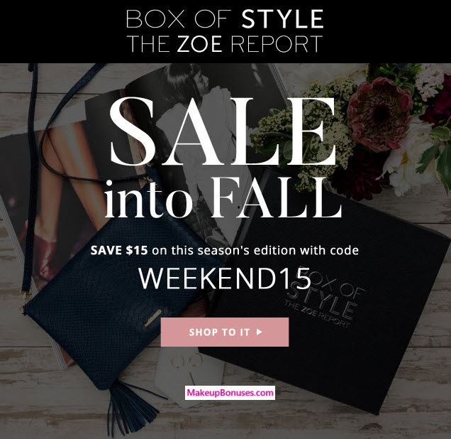 Box of Style Sale - MakeupBonuses.com
