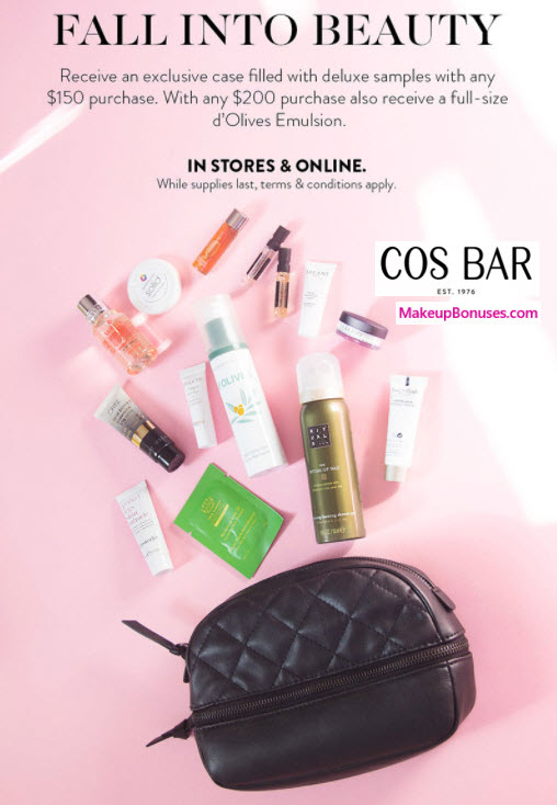 Receive a free 15-pc gift with your $150 Multi-Brand purchase
