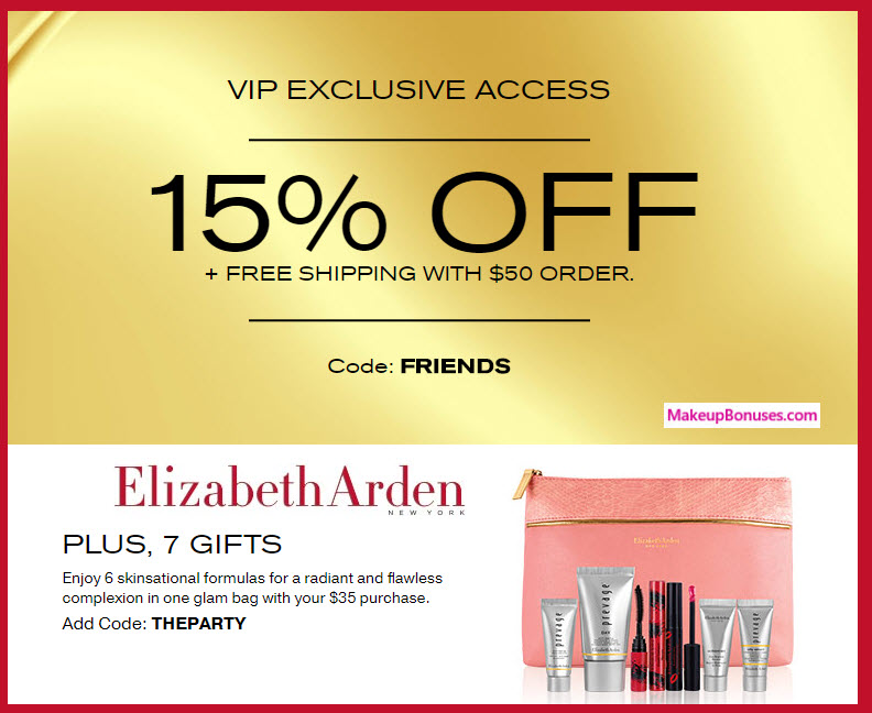 Elizabeth Arden Sale - MakeupBonuses.com