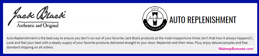 Jack Black Auto Delivery Service - MakeupBonuses.com