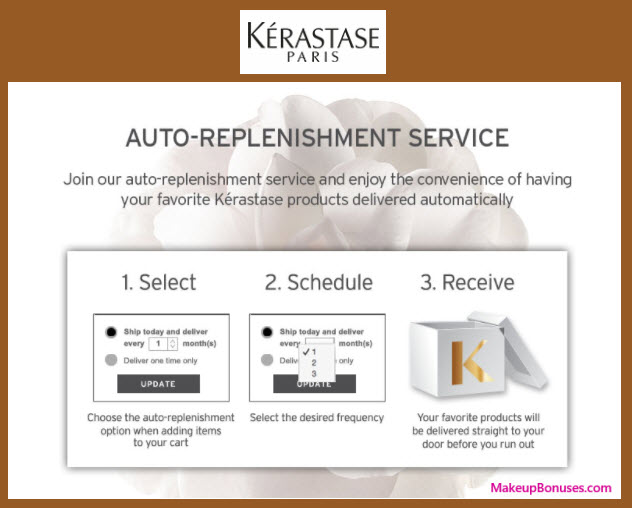 Kérastase Auto Delivery Service - MakeupBonuses.com