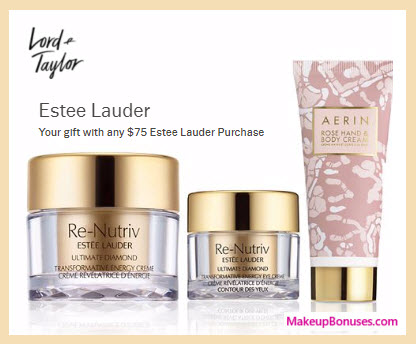 Receive a free 3-pc gift with your $75 Estée Lauder purchase