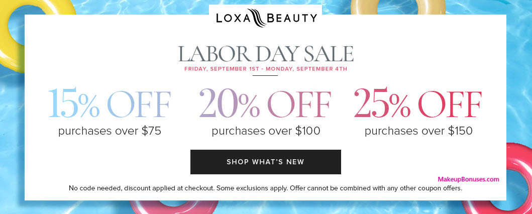 Loxa Beauty Sale - MakeupBonuses.com