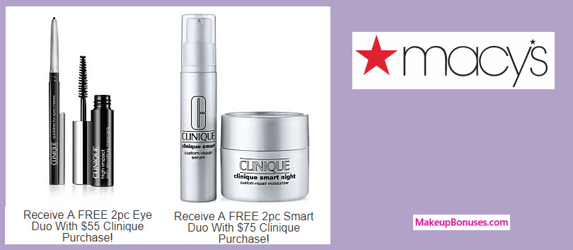 Receive a free 4-pc gift with your $75 Clinique purchase