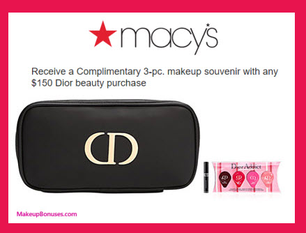 Receive a free 3-pc gift with your $150 Dior Beauty purchase