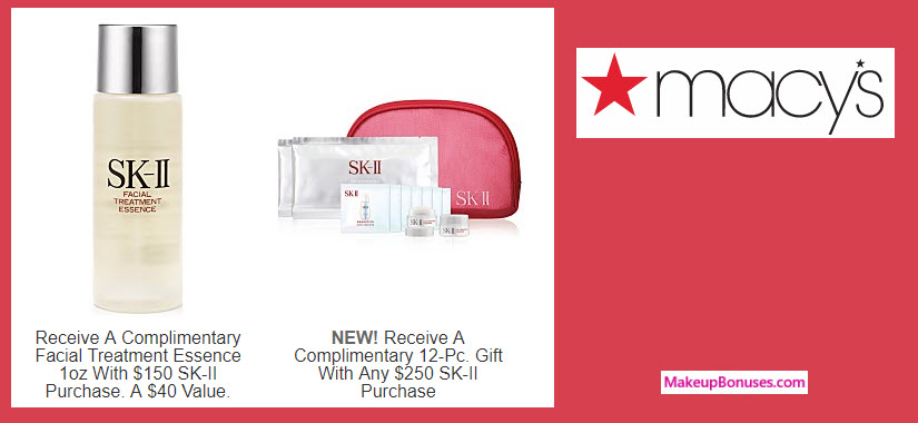 Receive a free 13-pc gift with your $250 SK-II purchase