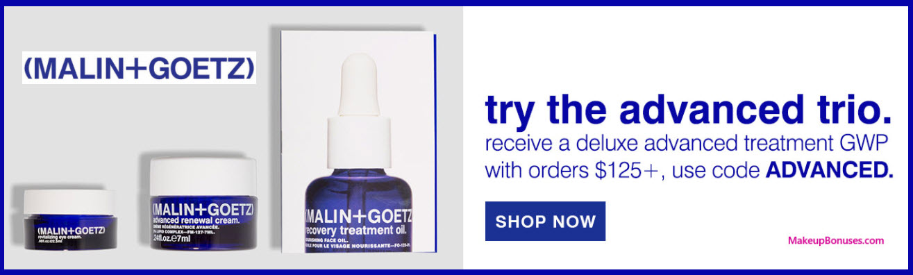 Receive a free 3-pc gift with your $125 Malin + Goetz purchase