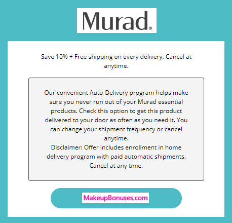 Murad Auto Delivery Service - MakeupBonuses.com