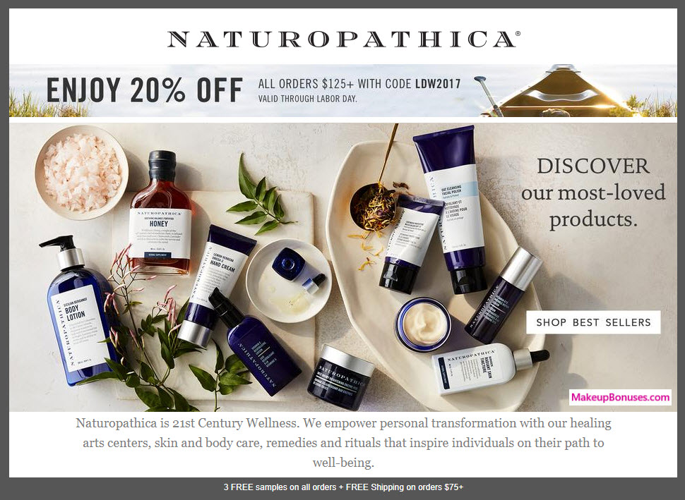 Naturopathica Sale - MakeupBonuses.com