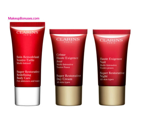 Receive a free 3-pc gift with your $99 Clarins purchase