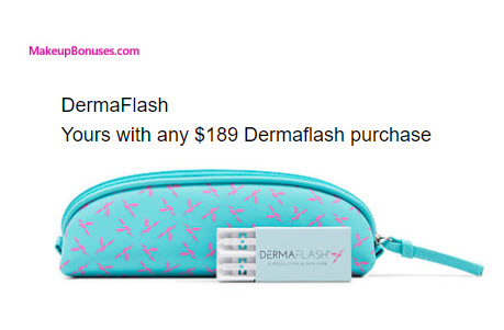 Receive a free 3-pc gift with your $189 DermaFlash purchase