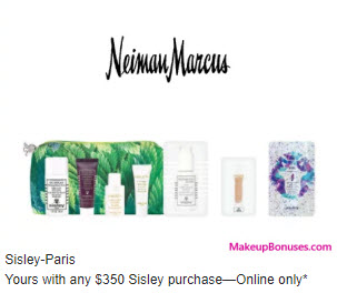 Receive a free 8-pc gift with your $350 Sisley Paris purchase