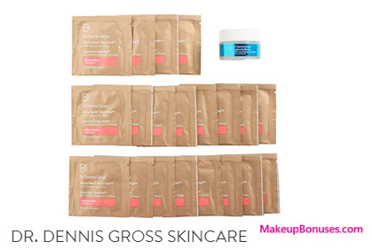 Receive a free 21-pc gift with your $175 Dr Dennis Gross purchase