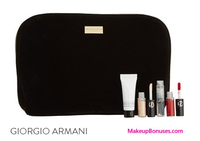 Receive a free 5-pc gift with your $175 Giorgio Armani purchase