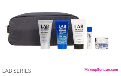 Receive a free 6-pc gift with your $75 LAB SERIES purchase