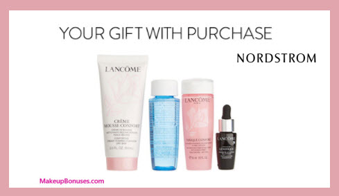 Receive a free 4-pc gift with your $49.5 Lancôme purchase