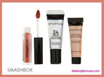 Receive a free 3-pc gift with your $50 Smashbox purchase