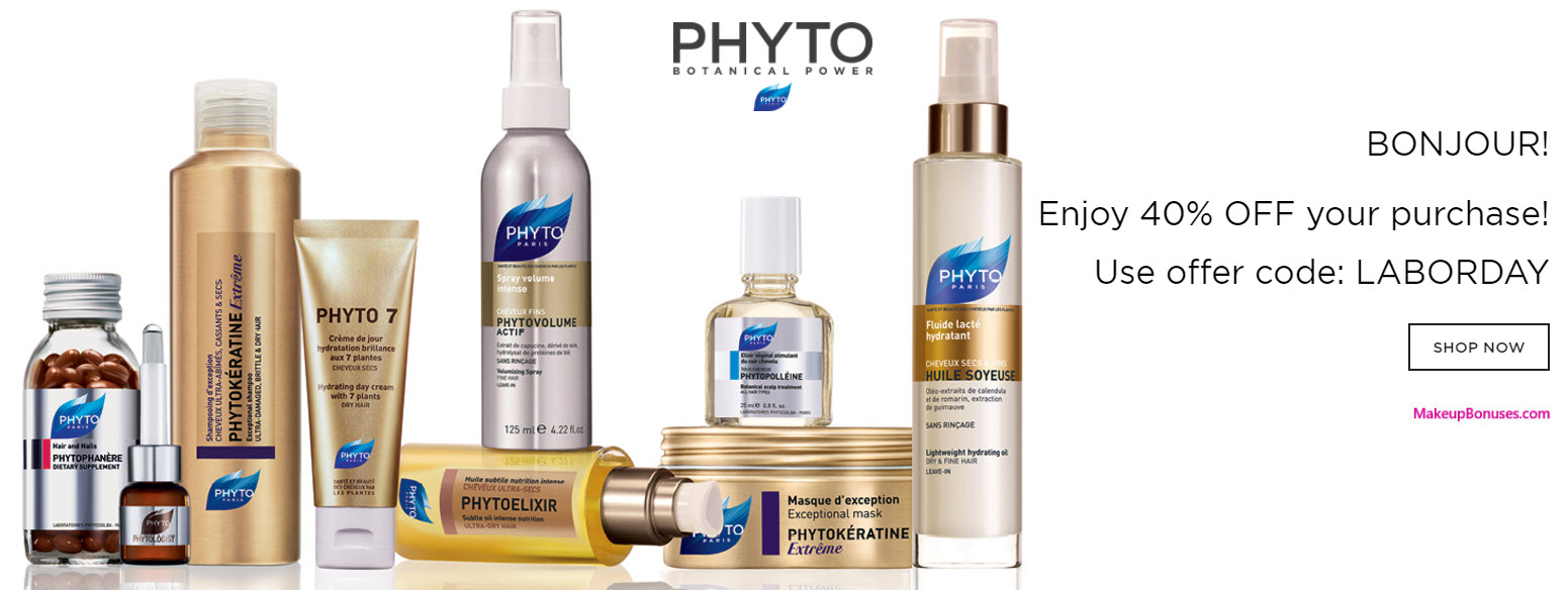 Phyto Sale - MakeupBonuses.com
