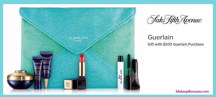 Receive a free 7-pc gift with your $500 Guerlain purchase