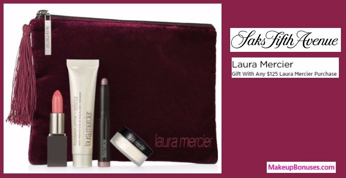 Receive a free 5-pc gift with your $125 Laura Mercier purchase