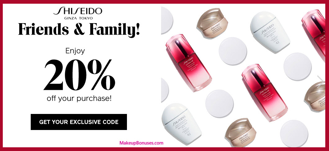 Shiseido Sale - MakeupBonuses.com