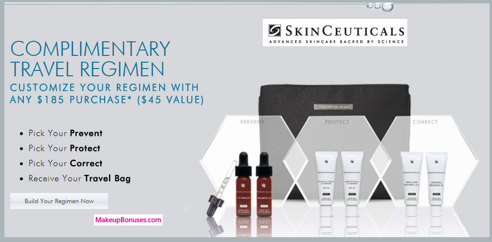 Receive your choice of 4-pc gift with your $185 SkinCeuticals purchase