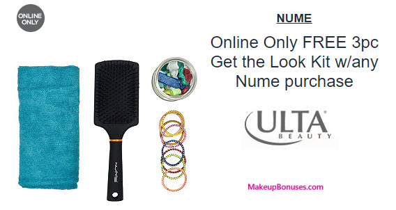 Receive a free 3-pc gift with your NuMe purchase