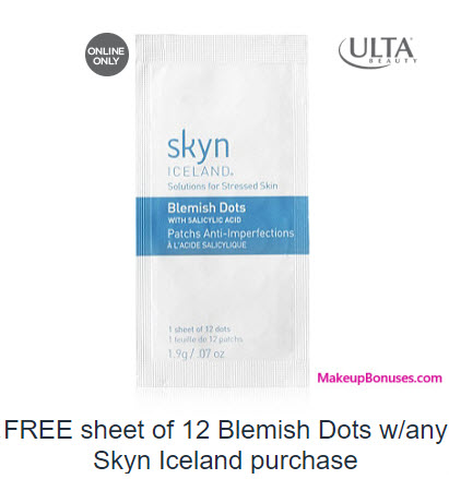 Receive a free 12-pc gift with your Skyn Iceland purchase