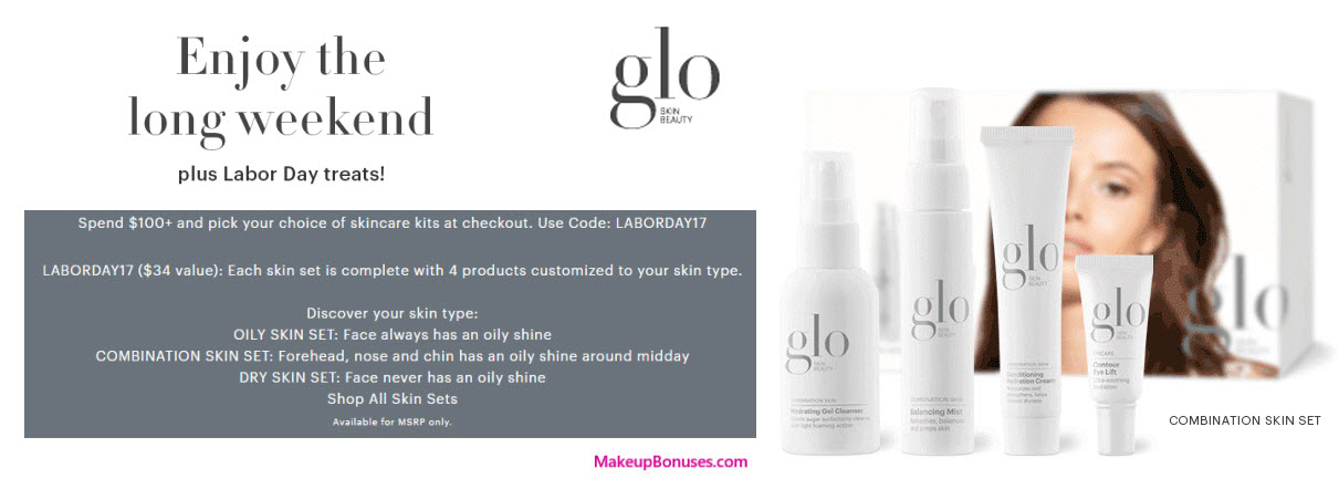 Receive a free 4-pc gift with your $100 glo purchase
