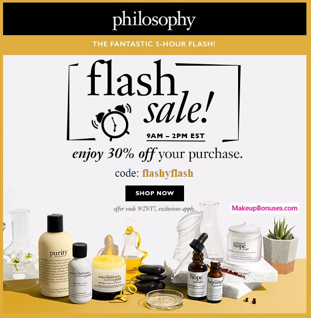 philosophy Sale - MakeupBonuses.com