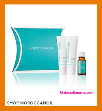Receive a free 3-pc gift with your $75 Moroccanoil purchase