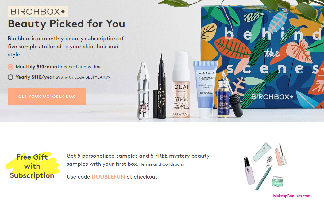Receive a free 5-pc gift with your subscription purchase