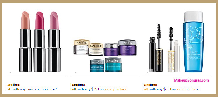Receive your choice of 3-pc gift with your $35 Lancôme purchase