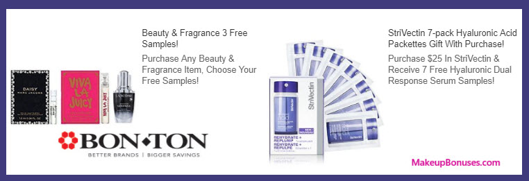 Receive a free 7-pc gift with your $25 StriVectin purchase