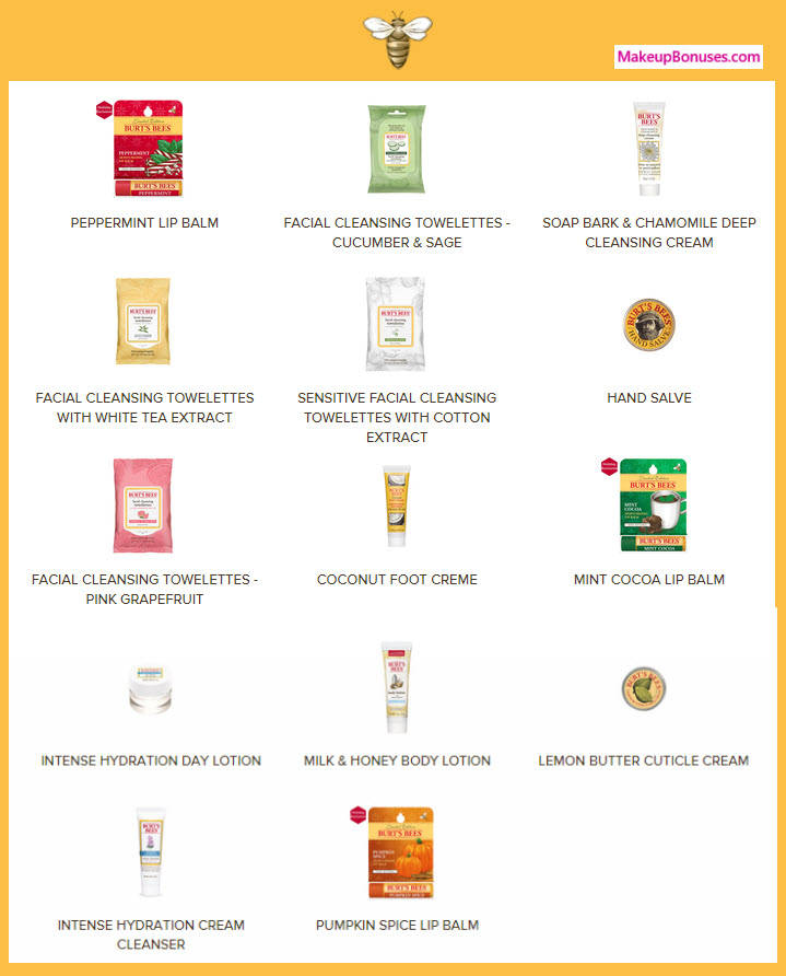 Receive your choice of 3-pc gift with your $35 Burt's Bees purchase