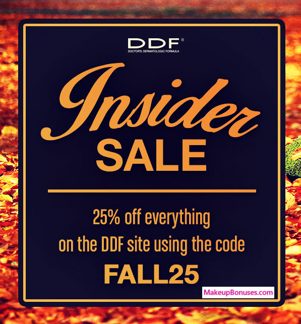 DDF Sale - MakeupBonuses.com