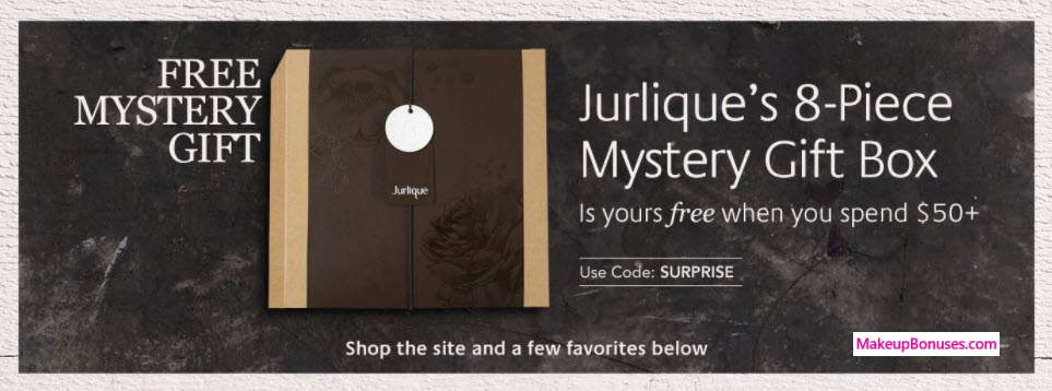 Receive a free 8-pc gift with your $50 Jurlique purchase
