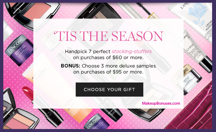 Receive your choice of 10-pc gift with your $95 Lancôme purchase