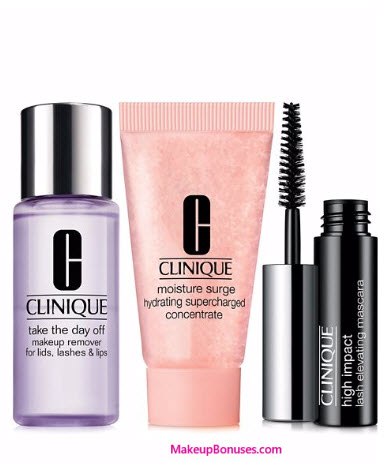 Receive a free 3-pc gift with your $50 Clinique purchase