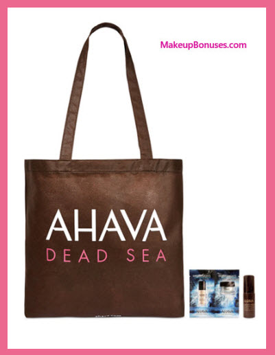 Receive a free 3-pc gift with your $45 AHAVA purchase