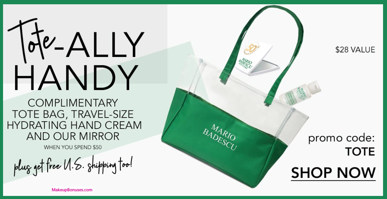 Receive a free 3-pc gift with your $50 Mario Badescu purchase