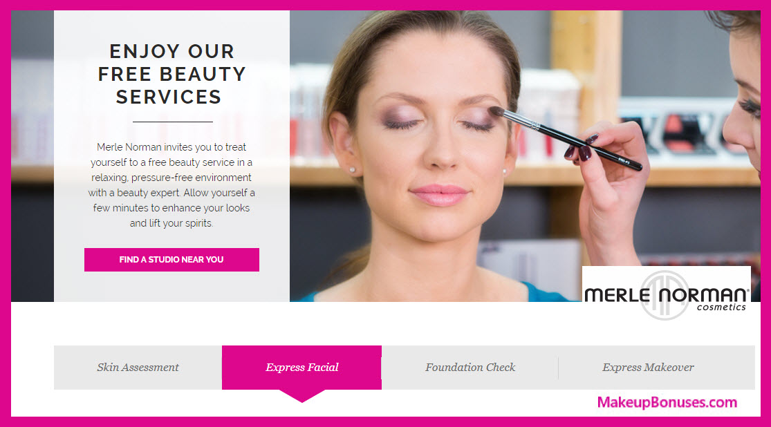 Merle Norman Beauty Services - Free Facials, Makeovers, & More - MakeupBonuses.com